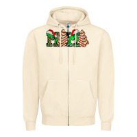Sandshell mama with christmas tree cake ado Zipper Hoodie - AdoDesignShop