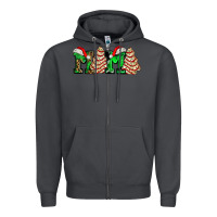 Smoke mama with christmas tree cake ado Zipper Hoodie - AdoDesignShop