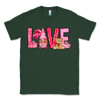 Sports Green Love with gnome Valentine's Day Classic Tee - HowdyJamesFarm