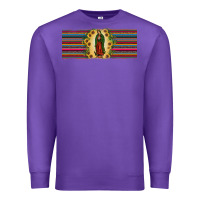Purple lady of Guadalupe  sunflower Premium Sweatshirt - JahusDesignShop