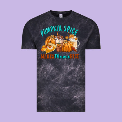 Pumpkin Spice Make Mama Nice Vintage Tee Designed By Fadigitalartstudio