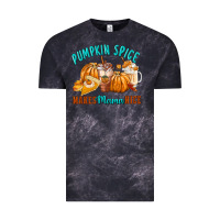 Cloud Black Pumpkin Spice Make Mama Nice Vintage Tee - FaDigitalArtStudio