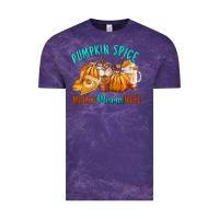 Cloud Purple Pumpkin Spice Make Mama Nice Vintage Tee - FaDigitalArtStudio