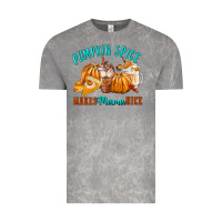 Cloud Rock Pumpkin Spice Make Mama Nice Vintage Tee - FaDigitalArtStudio
