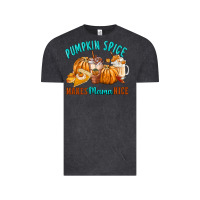 Vintage Black Pumpkin Spice Make Mama Nice Vintage Tee - FaDigitalArtStudio