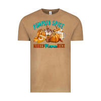 Vintage Camel Pumpkin Spice Make Mama Nice Vintage Tee - FaDigitalArtStudio