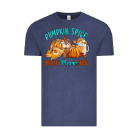 Vintage Denim Pumpkin Spice Make Mama Nice Vintage Tee - FaDigitalArtStudio