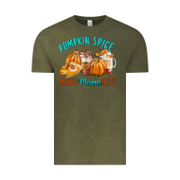 Vintage Olive Pumpkin Spice Make Mama Nice Vintage Tee - FaDigitalArtStudio