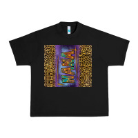 Black Leopard nana Urban Heavy Tee - FaDigitalArtStudio