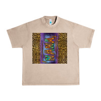 French Oak Leopard nana Urban Heavy Tee - FaDigitalArtStudio