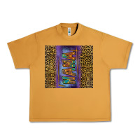 Peanut Butter Leopard nana Urban Heavy Tee - FaDigitalArtStudio