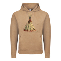 Vintage Coffee teepe tipi Vintage Hoodie - FaDigitalArtStudio