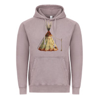 Vintage Zinc teepe tipi Vintage Hoodie - FaDigitalArtStudio