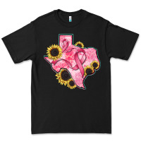 Black texas map breast cancer Premium Tee - CowGirlArtShop