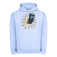 Pigment Grape Ice watch the time Urban Hoodie - artisFamous
