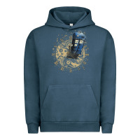 Pigment Midnight Navy watch the time Urban Hoodie - artisFamous