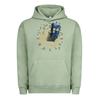 Pigment Oil Green watch the time Urban Hoodie - artisFamous