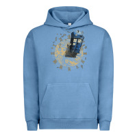 Pigment Pebble Blue watch the time Urban Hoodie - artisFamous