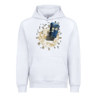 White watch the time Urban Hoodie - artisFamous