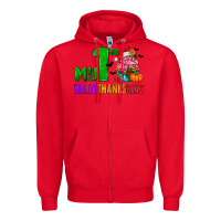 Red my first hallothanksmas Zipper Hoodie - AdoDesignShop