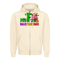 Sandshell my first hallothanksmas Zipper Hoodie - AdoDesignShop