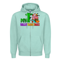 Seafoam my first hallothanksmas Zipper Hoodie - AdoDesignShop