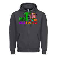 Smoke my first hallothanksmas Zipper Hoodie - AdoDesignShop
