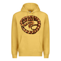 Antique Gold Corn Snake Illustrations Premium Hoodie - LillyAllenDesigns