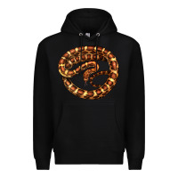 Black Corn Snake Illustrations Premium Hoodie - LillyAllenDesigns