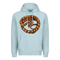 Blue Mist Corn Snake Illustrations Premium Hoodie - LillyAllenDesigns