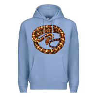 Colony Blue Corn Snake Illustrations Premium Hoodie - LillyAllenDesigns