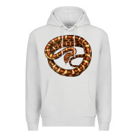 Dove Grey Corn Snake Illustrations Premium Hoodie - LillyAllenDesigns