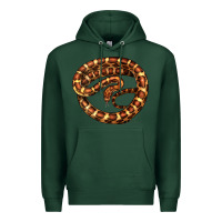 Sports Green Corn Snake Illustrations Premium Hoodie - LillyAllenDesigns