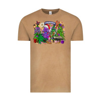 Vintage Camel Christmas Louisiana Mardi Gras trees Vintage Tee - FaDigitalArtStudio