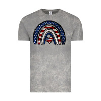 Cloud Rock USA American Flag Rainbow Vintage Tee - Jasminsmagicworld