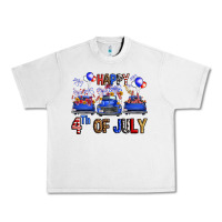 Lunar Rock Western Truck Hello Fourth Of July America Urban Heavy Tee - FaDigitalArtStudio