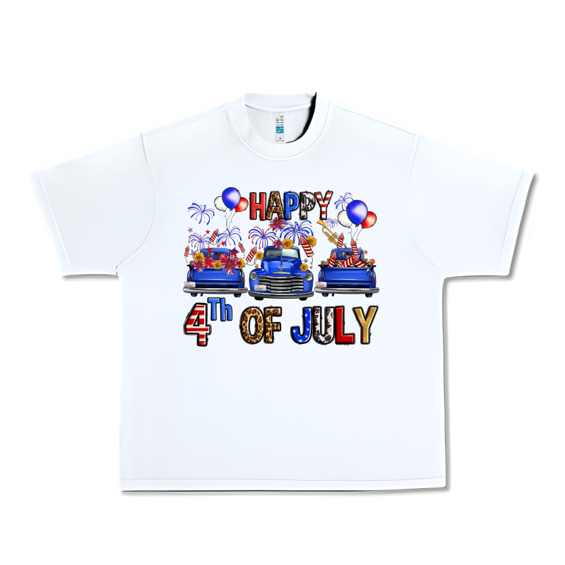 Western Truck Hello Fourth Of July America Urban Heavy Tee by FaDigitalArtStudio | Teevron