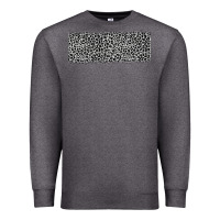 Charcoal Heather grey leopard Premium Sweatshirt - JahusDesignShop