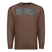 Chestnut grey leopard Premium Sweatshirt - JahusDesignShop