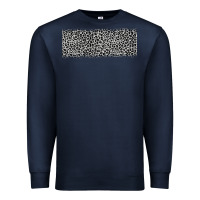 Navy grey leopard Premium Sweatshirt - JahusDesignShop