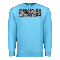 Ocean Blue grey leopard Premium Sweatshirt - JahusDesignShop