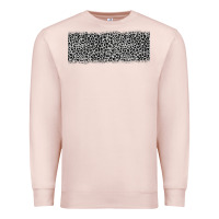 Pale Pink grey leopard Premium Sweatshirt - JahusDesignShop
