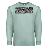 Seafoam grey leopard Premium Sweatshirt - JahusDesignShop