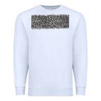 White grey leopard Premium Sweatshirt - JahusDesignShop