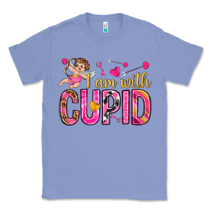 I Am With Cupid I Am With Cupid Valentine's Day Classic Tee by HowdyJamesFarm | Teevron