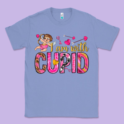 I Am With Cupid I Am With Cupid Valentine's Day Classic Tee Designed By Howdyjamesfarm