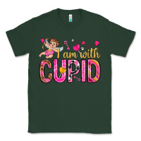 Sports Green i am with cupid I am with Cupid Valentine's Day Classic Tee - HowdyJamesFarm