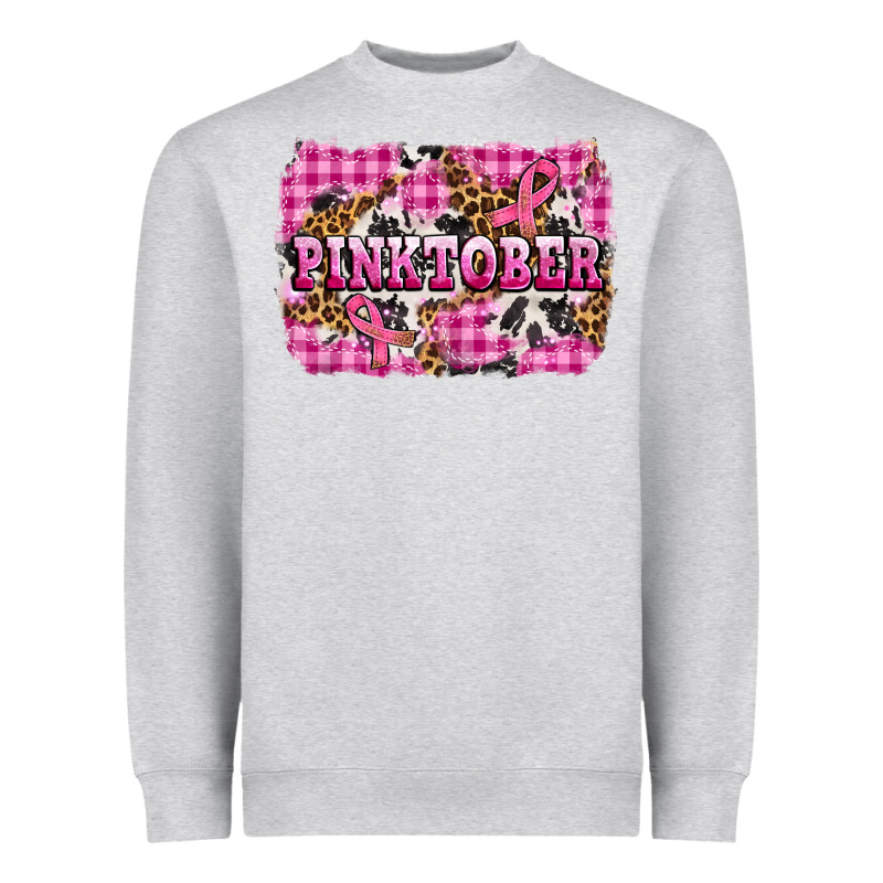 Pinktober With Cancer Ribbon Heavyweight Sweatshirt by AdoDesignShop | Teevron