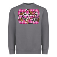 Storm pinktober with cancer ribbon Heavyweight Sweatshirt - AdoDesignShop