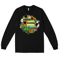 Black Chihuahua State Of Mexico Map Long Sleeve Tee - RanaPortraitStore